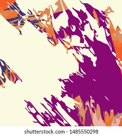 abstract grunge background from color chaotic blurred spots brush strokes of different sizes