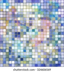 Abstract grunge background with colored circle. Vector texture