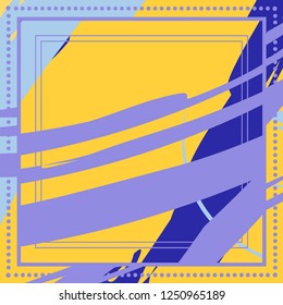 Abstract grunge background, colorful asymmetric pattern. Contemporary modern art for silk scarf shawl design. Digital brushstrokes painted texture for textile fabric, paper print. Fashion illustration