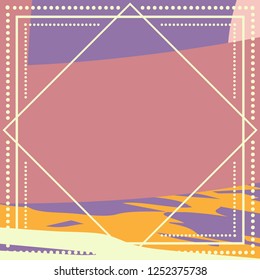 Abstract grunge background, colorful asymmetric pattern. Contemporary modern art for silk scarf shawl design. Digital brushstrokes painted texture for textile fabric, paper print. Fashion illustration