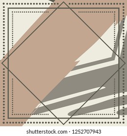 Abstract grunge background, colorful asymmetric pattern. Contemporary modern art for silk scarf shawl design. Digital brushstrokes painted texture for textile fabric, paper print. Fashion illustration