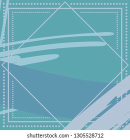 Abstract grunge background, colorful asymmetric pattern. Contemporary modern art for silk scarf shawl design. Digital brushstrokes painted texture for textile fabric, paper print. Fashion illustration