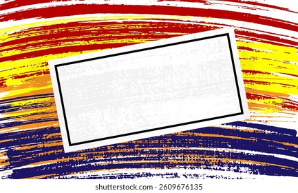 abstract grunge background with colorful brush texture for poster banner sale event Celebration Social Media Post Template. Able to use for mobile apps, banners design, web or internet ads