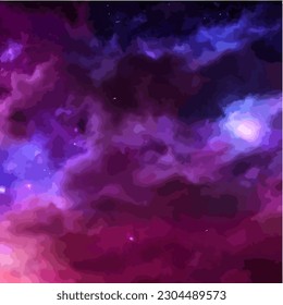 Abstract grunge background in cosmic universe theme, vector EPS 10 illustration 