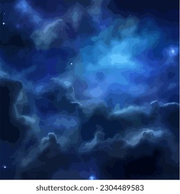 Abstract grunge background in cosmic universe theme, vector EPS 10 illustration 