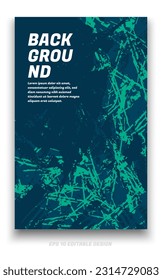 Abstract grunge background cover design with brush strokes concept. Design element for posters, magazines, book covers, brochure template, flyer, presentation.