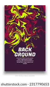 Abstract grunge background cover design with brush strokes concept. Design element for posters, magazines, book covers, brochure template, flyer, presentation.