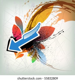 abstract grunge background design