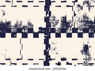 Abstract grunge background. Digitally generated composition by using hand made camera-less black and white print.