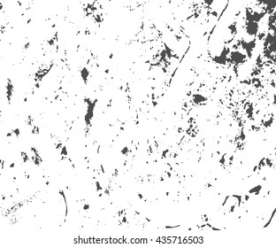 Abstract grunge background. Distress Overlay Texture. Dirty, rough backdrop. Stained, damaged effect. Vector illustration with spots and splatters