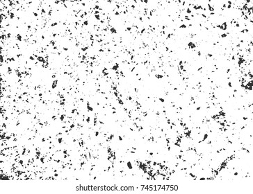 Abstract grunge background. Distress Overlay Texture. Dirty, rough backdrop. Stained, damaged effect. Vector illustration with spots and splatters