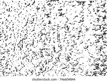 Abstract grunge background. Distress Overlay Texture. Dirty, rough backdrop. Stained, damaged effect. Vector illustration with spots and splatters