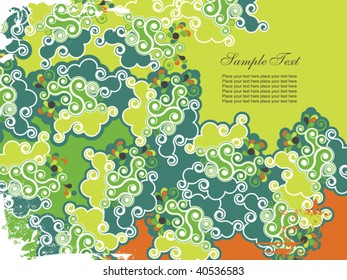Abstract grunge background. Easy to edit vector image.