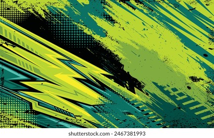 Fondo Abstractas del grunge para el equipo extremo de la camiseta, las carreras, el ciclismo, el fútbol, los juegos, etc