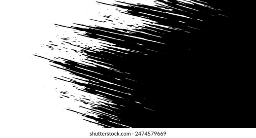 Abstract grunge background with fading lines, stripes. Vector illustration
