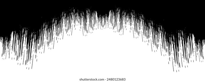 Abstract grunge background with fading lines, stripes. Vector illustration