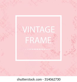 Abstract grunge background with frame for text, in vector