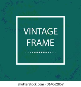 Abstract grunge background with frame for text, in vector