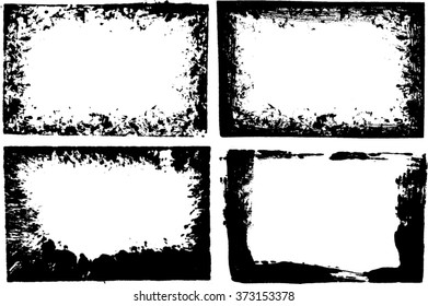 Abstract grunge background frame texture