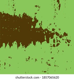 Abstract grunge background in green and brown looks like an old wall