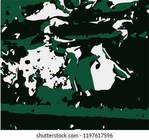 abstract grunge background with green trendy pattern