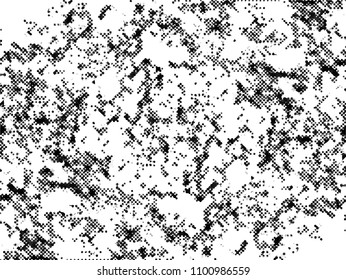 Abstract grunge background with halftone dots. Distressed texture. Vector illustration.