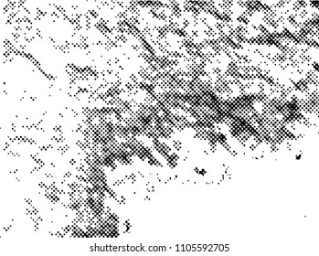 Abstract grunge background with halftone dots. Distressed texture. Vector illustration.
