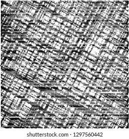 Abstract grunge background with halftone dots. Distressed texture. Vector illustration.