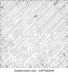 Abstract grunge background with halftone dots. Distressed texture. Vector illustration.