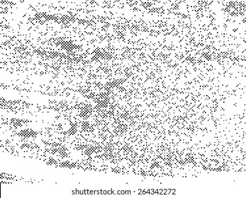 Abstract grunge background with halftone dots. Distressed texture. Vector illustration.
