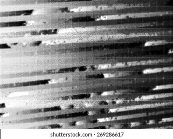 Abstract grunge background with halftone dots. Distressed texture. Vector illustration