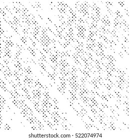 Abstract grunge background with halftone dots. Distressed texture. Vector illustration.