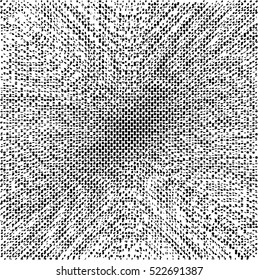 Abstract grunge background with halftone dots. Distressed texture. Vector illustration.