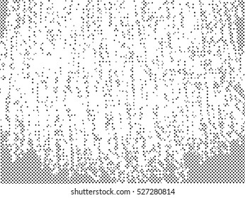 Abstract grunge background with halftone dots. Distressed texture. Vector illustration.