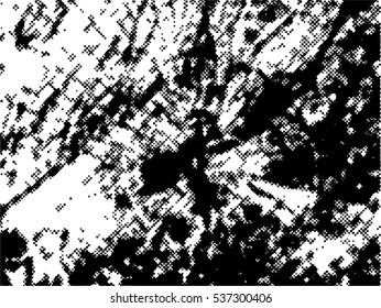 Abstract grunge background with halftone dots. Distressed texture. Vector illustration.