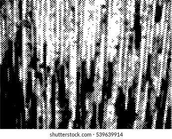 Abstract grunge background with halftone dots. Distressed texture. Vector illustration.
