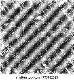 Abstract grunge background with halftone dots. Distressed texture. Vector illustration.