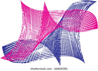 Abstract grunge background with halftone effect. vector (new style out of the ordinary geometric halftone effect).