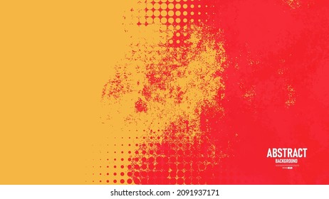 Abstract grunge background with halftone style.