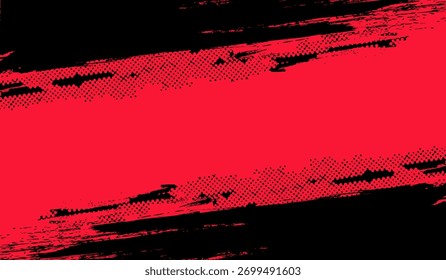 Abstract grunge background with halftone style vector design