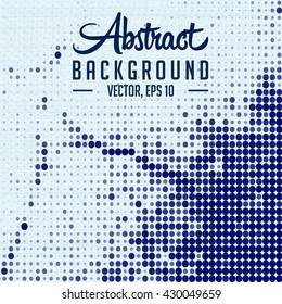 Abstract grunge background. Halftone vector and illustration.