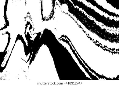 Abstract grunge background. Ink marbling texture. Black and white. Hand drawn marble illustration, ebru aqua paper and silk print. Traditional Turkish ebru technique. Painting on water. Distress.