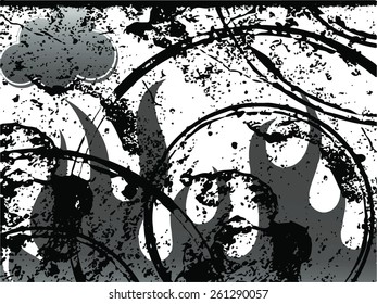 Abstract grunge background. modern design. vector template
