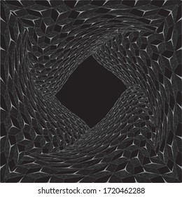 Abstract grunge background. Noise structure with cubes. Vector image