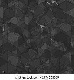 Abstract grunge background. Noise structure with cubes. Vector image
