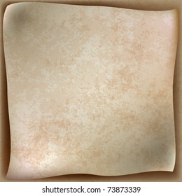 abstract grunge background with old paper on brown