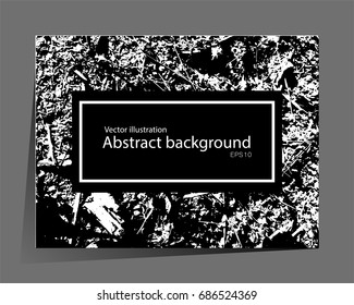 Abstract grunge background on white background