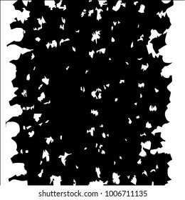 Abstract grunge background pattern. Black and white vector line illustration
