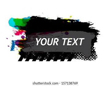 Abstract grunge background with place for your text