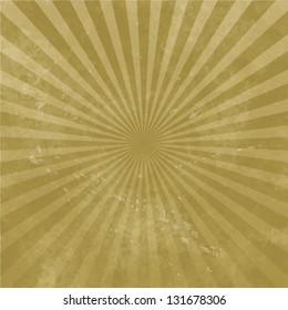 Abstract grunge background with radial stripes